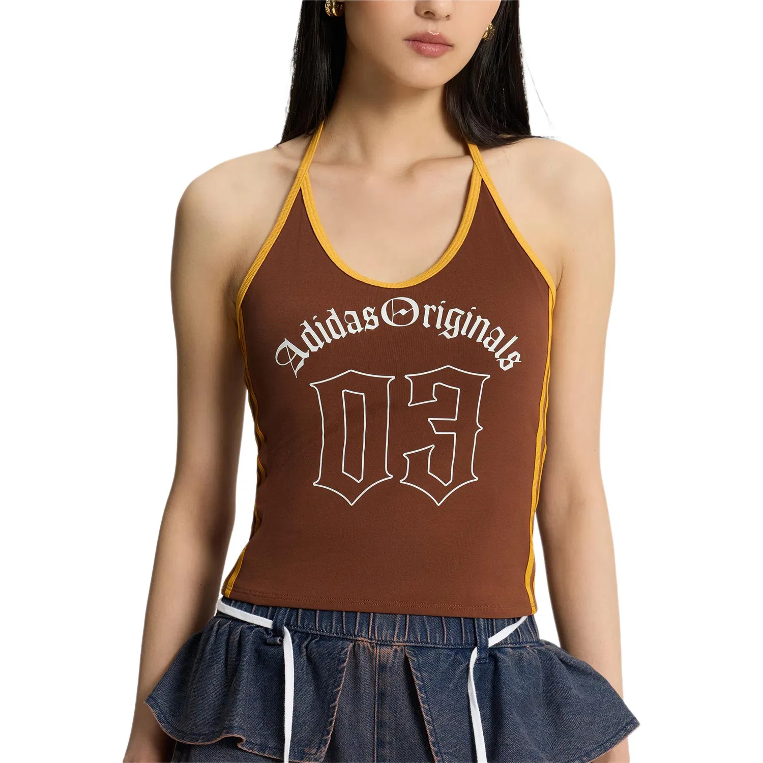 Майка женская Adidas Originals, Soft Brown — фото 4
