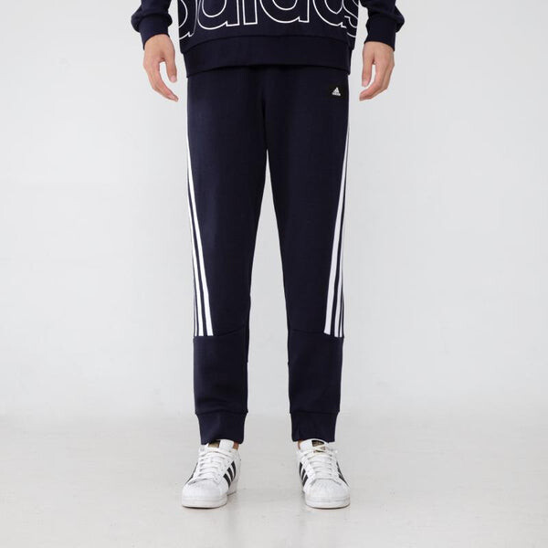 Спортивные штаны Men's adidas Fi 3s Pant Logo Printing Bundle Feet Sports Pants/Trousers/Joggers Navy Blue, синий — фото 3