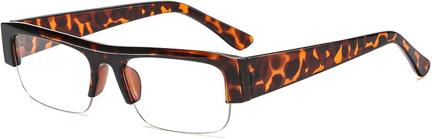 

Винтажные солнцезащитные очки COTIA маленького прямоугольного размера для мужчин и женщин, с оригинальной квадратной оправой, уникальные очки в полуободковой оправе, Leopard Clear