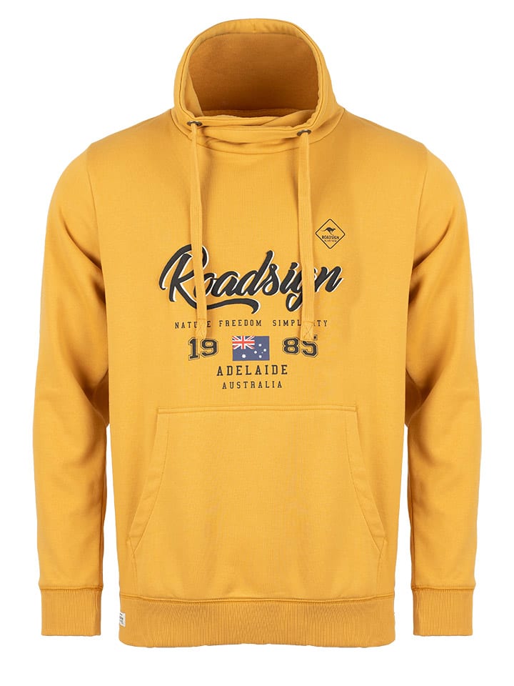 

Толстовка желтого цвета Roadsign