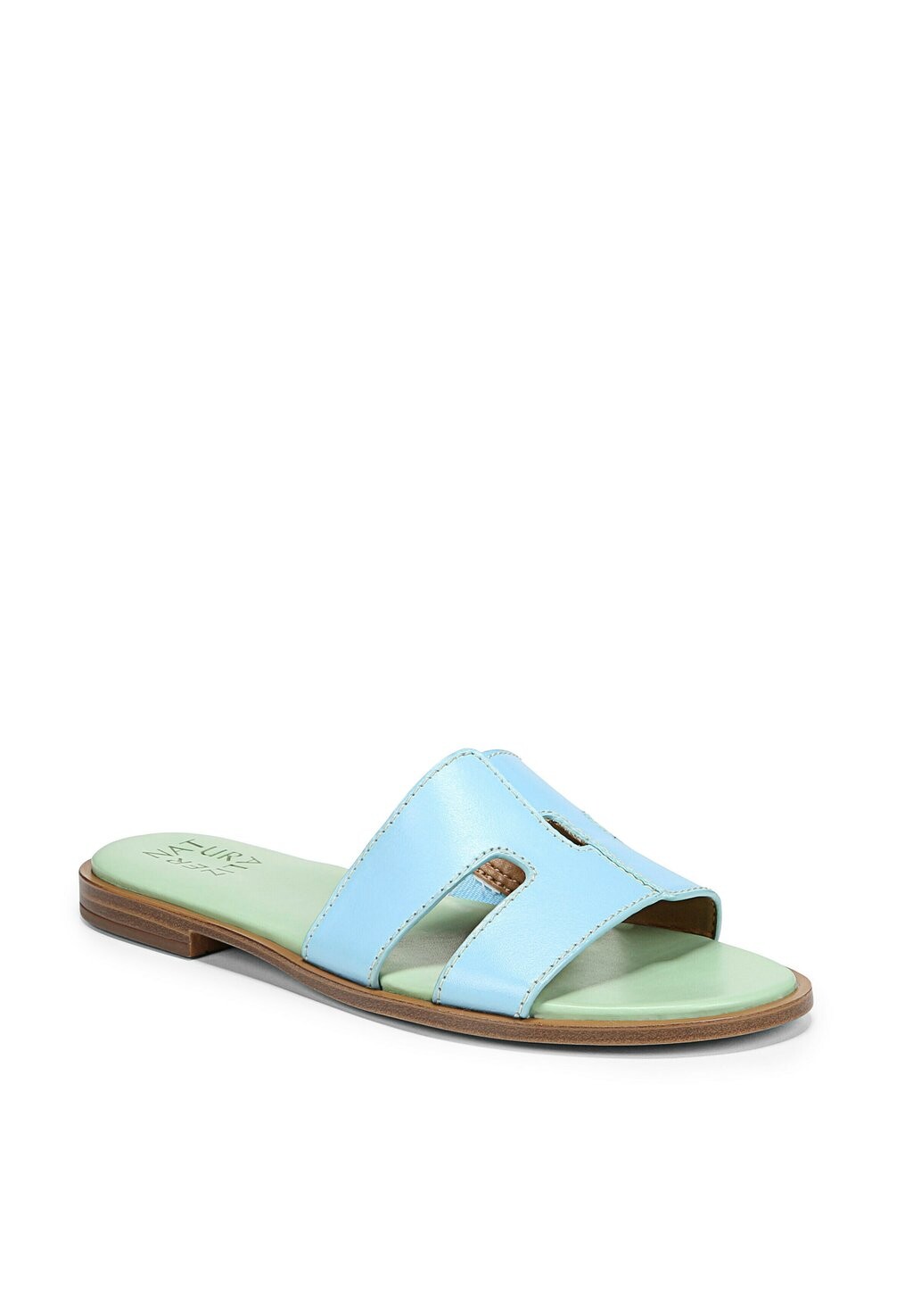 Туфли-лодочки на плоской подошве SLIDES FAME Naturalizer, цвет blue leather — фото 2