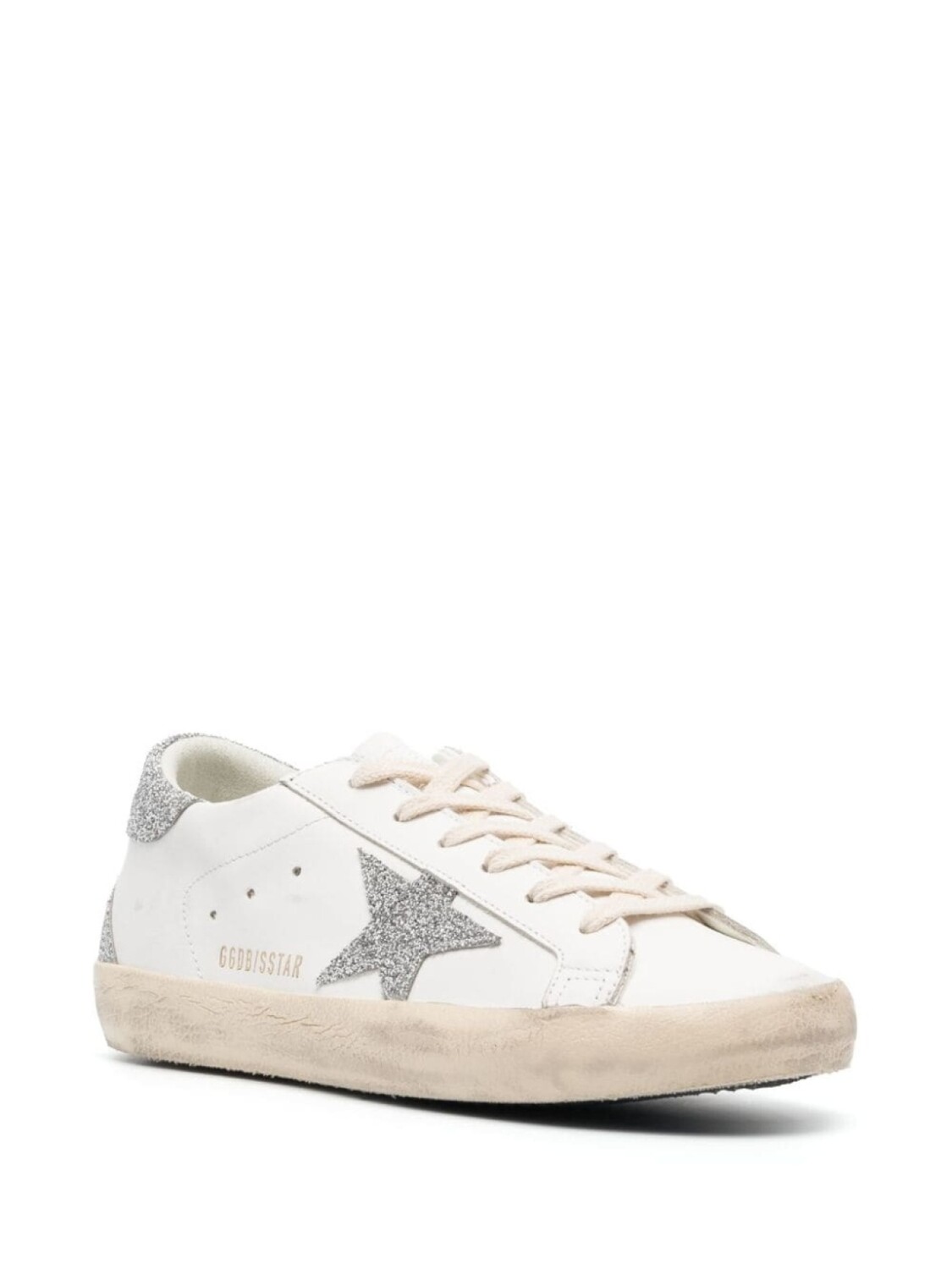 Golden Goose кроссовки Superstar, украшенные блестками, белый — фото 2
