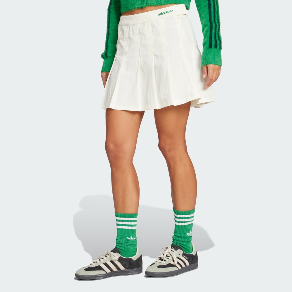 

Юбка Adidas Pleated Skirt, цвет Off White