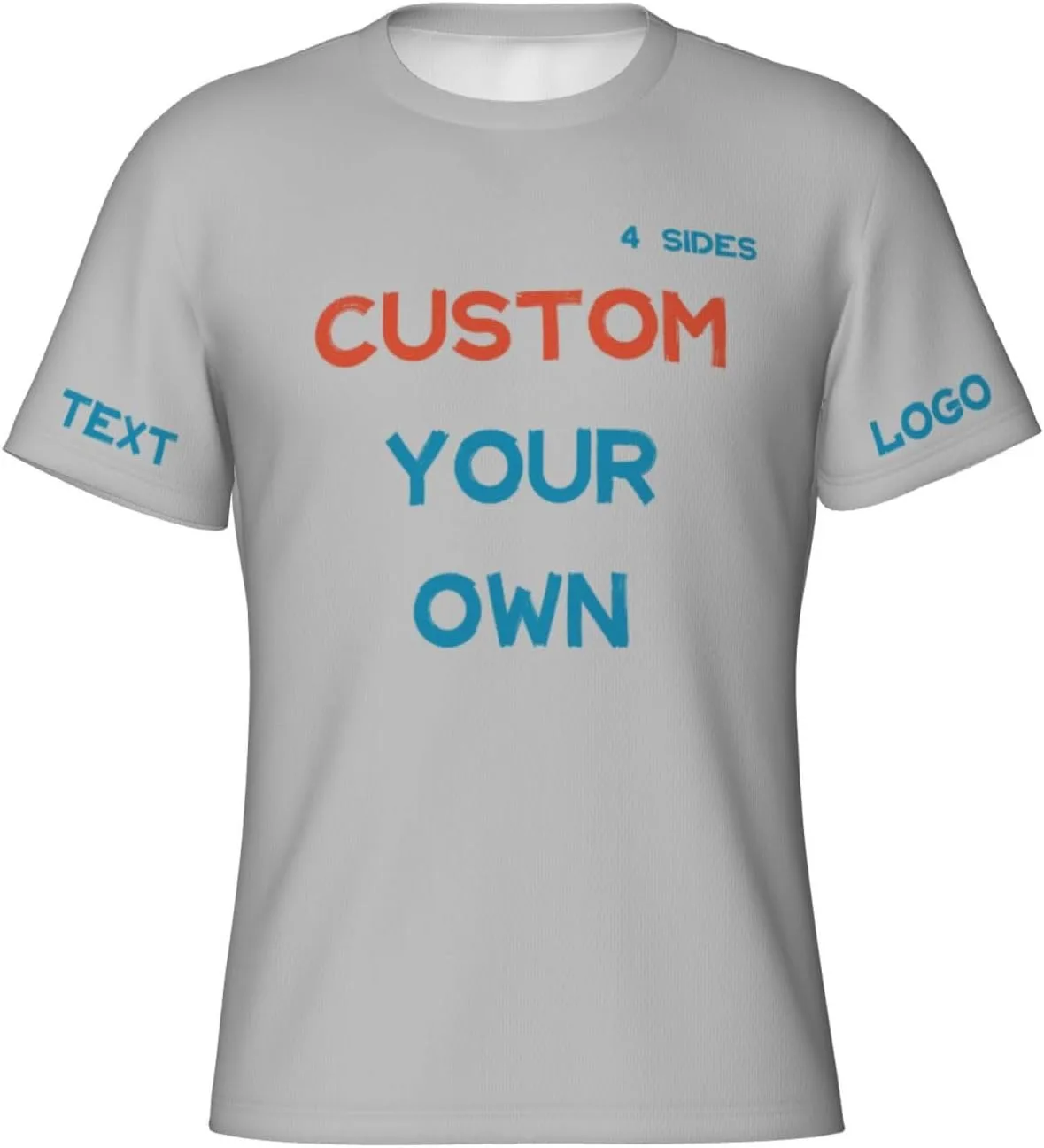 

Футболка Custom с принтом на 4 сторонах для тренировок