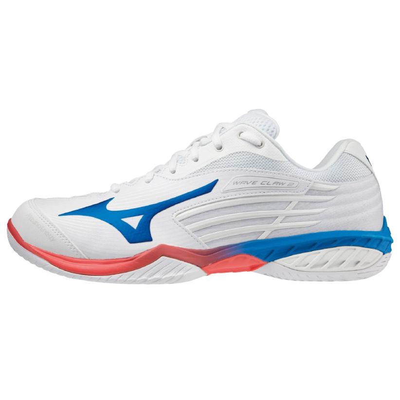 

Mizuno Кроссовки для бадминтона Wave Claw 2 с амортизацией, износостойкие, низкие, унисекс, бело-голубые