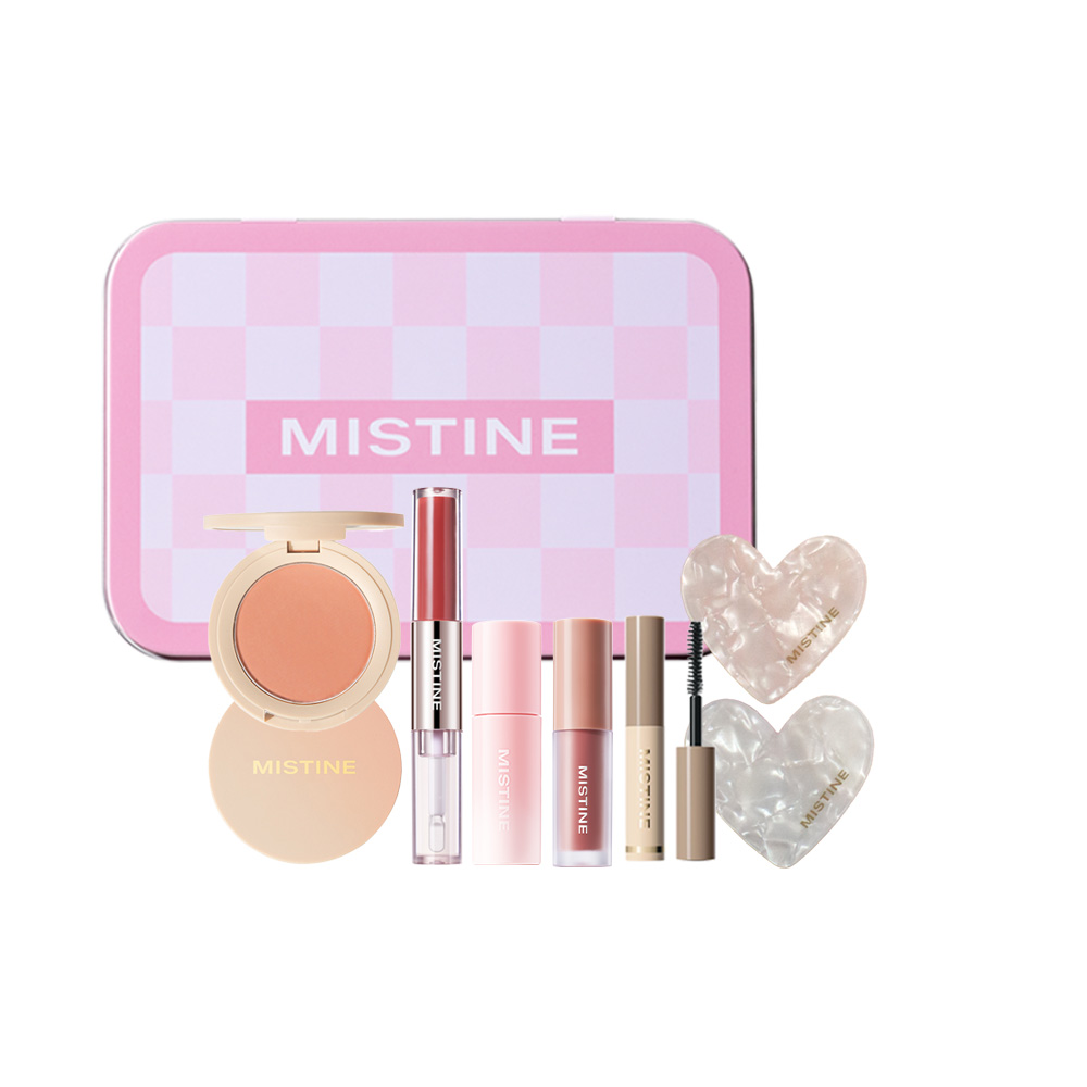 

Подарочный набор косметики с увлажняющим эффектом и зеркальным финишем без макияжа Mistine