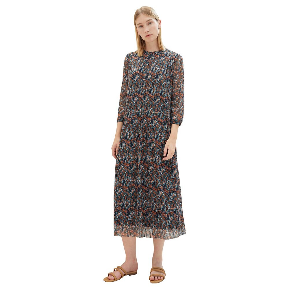 

Платье Tom Tailor 1038715 Printed Mesh Pleats, Разноцветный