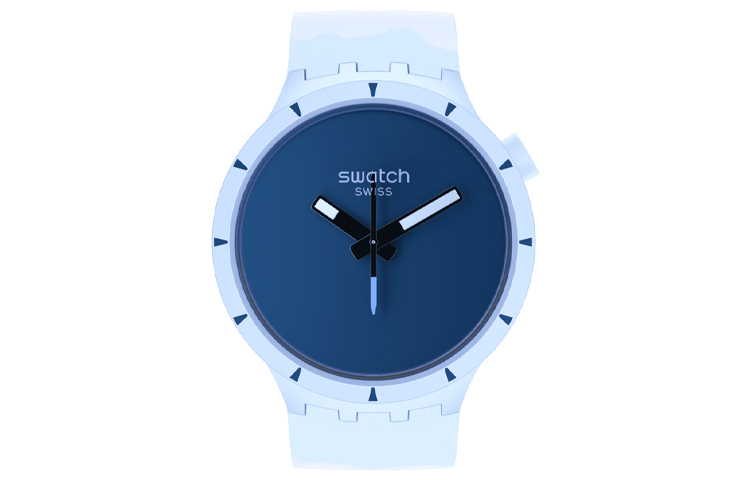 

SWATCH Часы Unisex 47mm Blue Watch SB03N102, Blue Dial