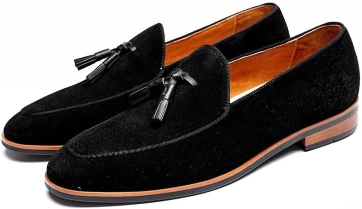 Лоферы мужские Tassel Loafers, Black UOPYNE — фото 2