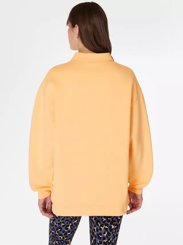 

Толстовка Sweaty Betty Powerhouse Henley, цвет sunny/orange