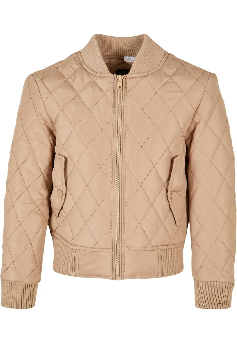 

Куртка всепогодная URBAN CLASSICS " Urban Classics Women's Girls Diamond Quilt Nylon Jacket" (1 шт.), без капюшона, бежевый
