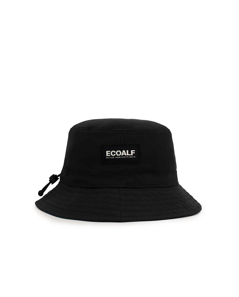 

Черная кепка из переработанного полиэстера для защиты от дождя Ecoalf, черный
