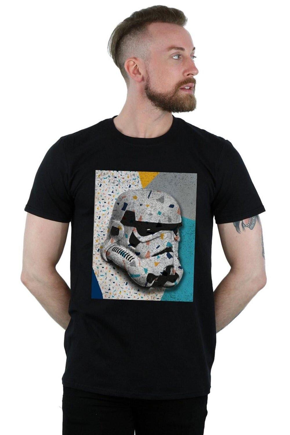 

Футболка со шлемом и узором «Штурмовик» Star Wars, черный