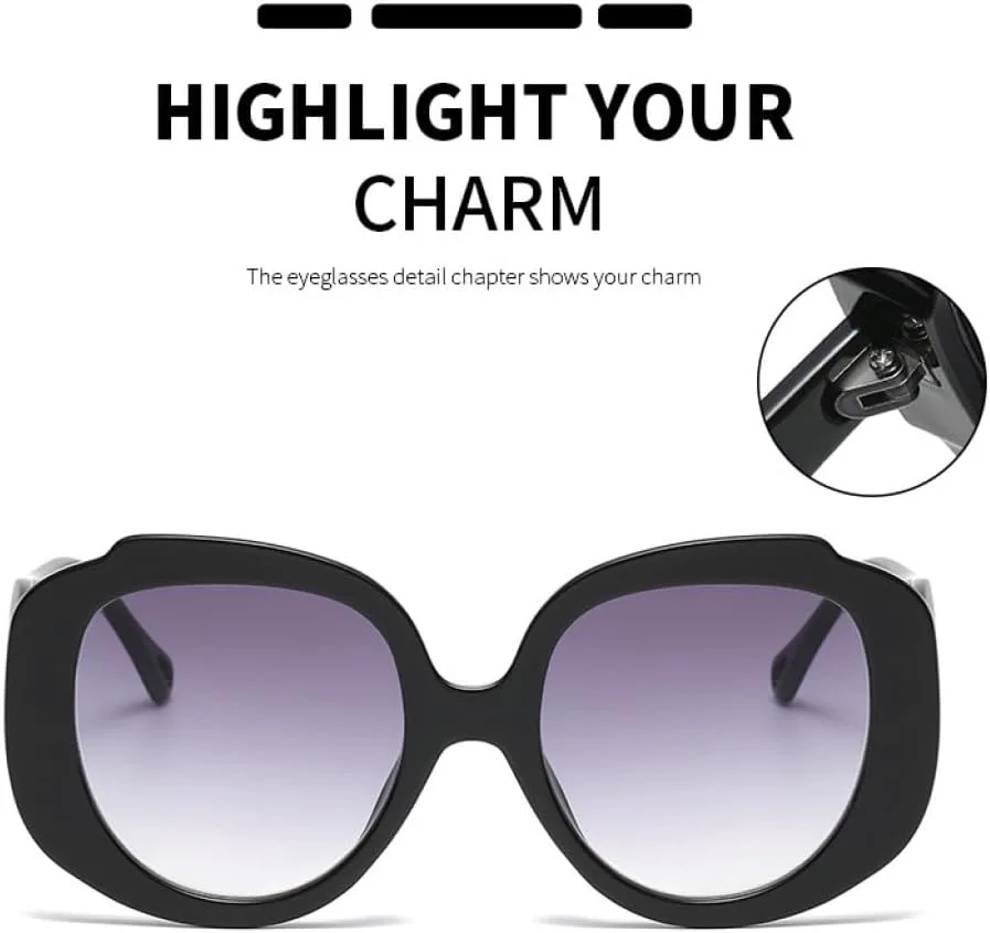 

Ретро большие круглые солнцезащитные очки для женщин в зеленой оправе, винтажные солнцезащитные очки для мужчин и женщин с защитой от УФ-излучения UV400 TYUVIVO, C7