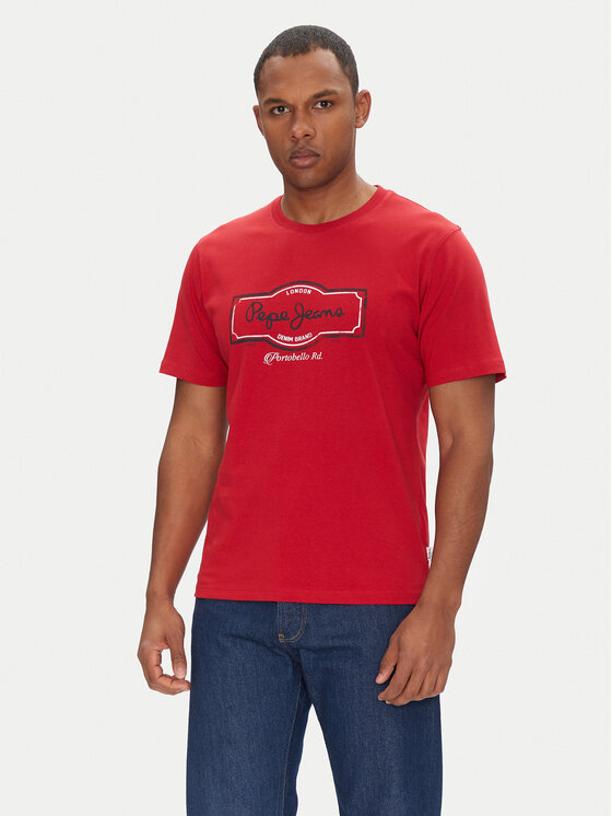 

Футболка обычного кроя Daxton PM509786 Pepe Jeans, красный