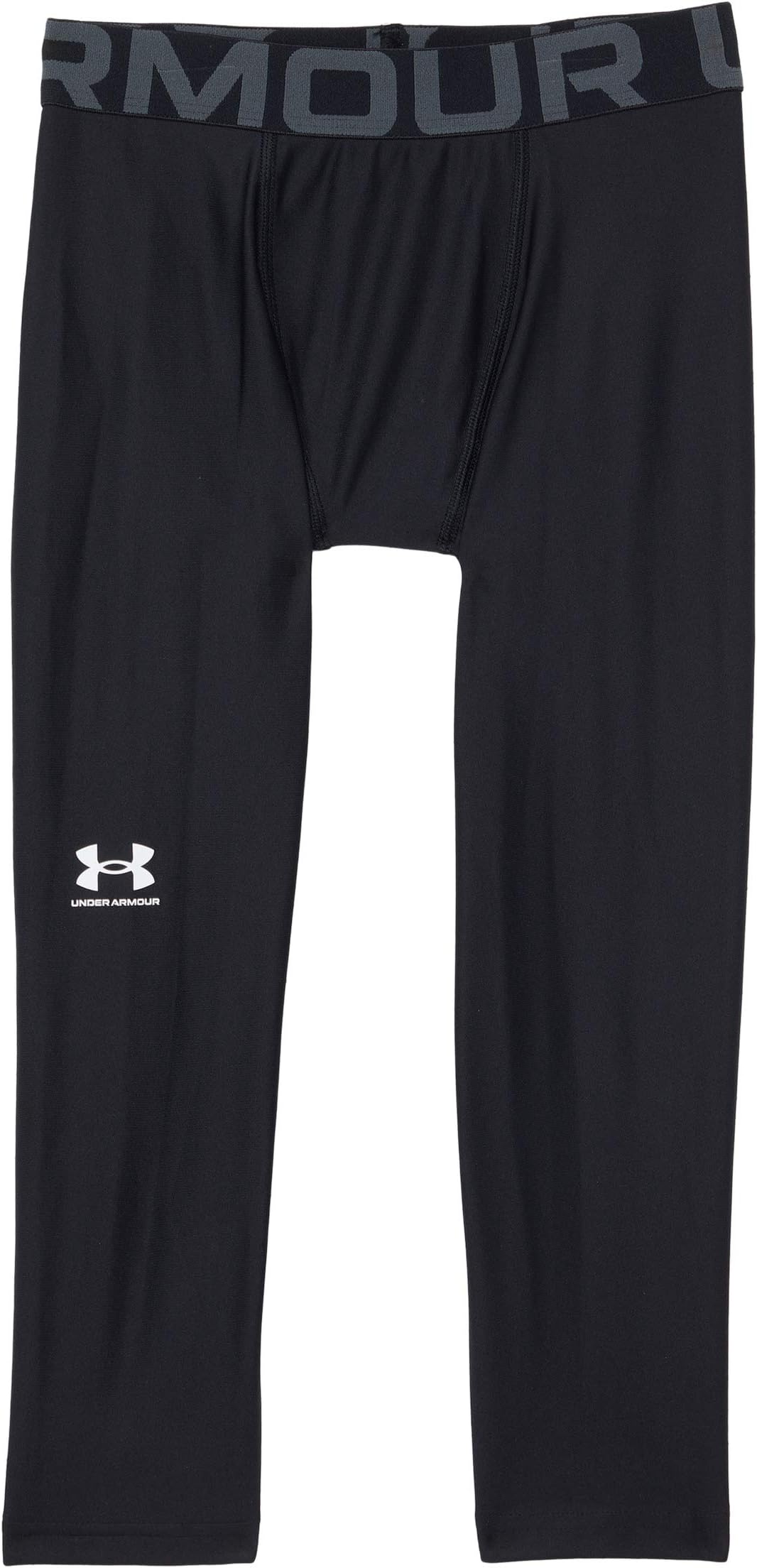 

Брюки Under Armour Kids HeatGear Armour 3/4 Leggings, цвет Black/Pitch Gray
