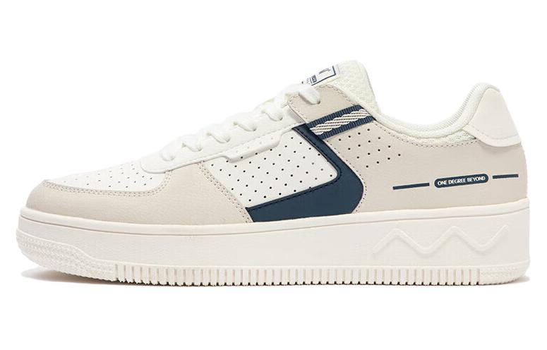 

Антискользящие и износостойкие балансировочные низкие кеды для скейтбординга мужские бело-синие 361°