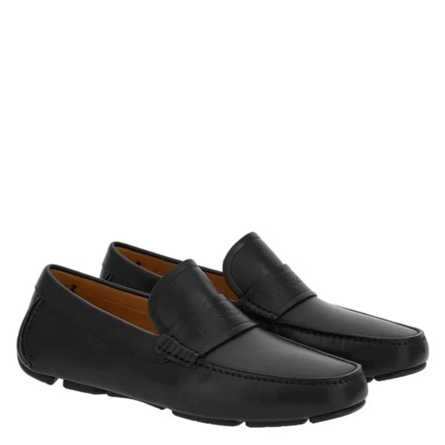 Мужские черные лоферы Ferragamo Felix, черный — фото 2
