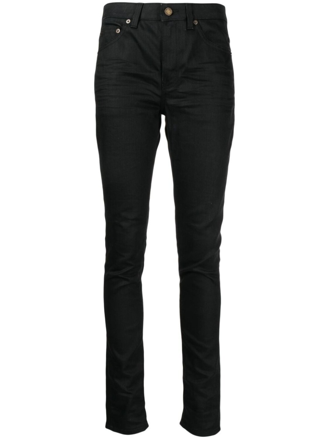 

Saint Laurent джинсы скинни средней посадки, черный