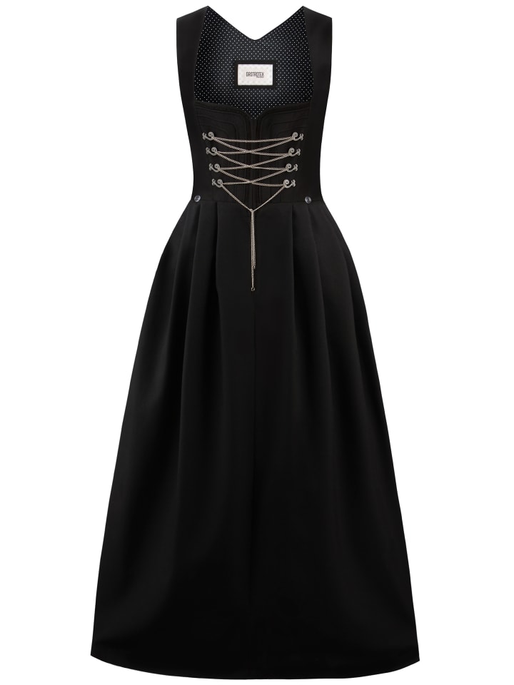 

Stockerpoint Длинный дирндль «Янтарный» черного цвета