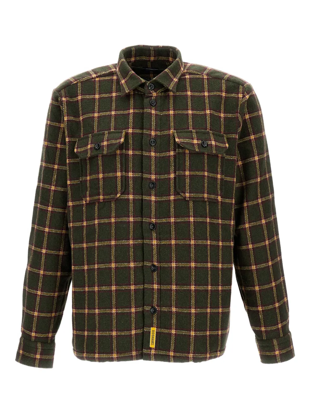 

Клетчатая рубашка B.D. Baggies, коричневый