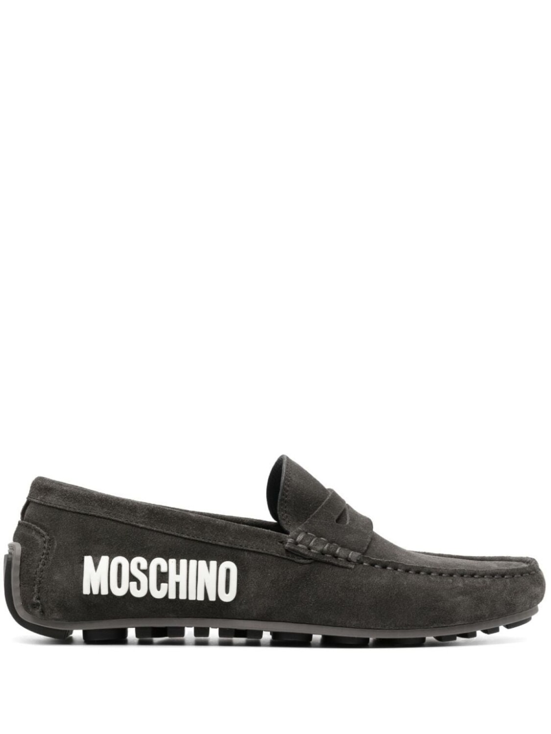 

Moschino лоферы с логотипом, черный