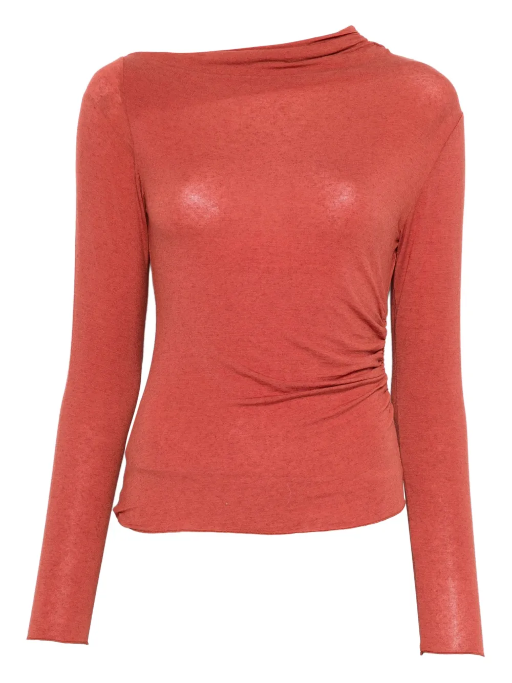 

Свитер с драпировкой Niu, красный