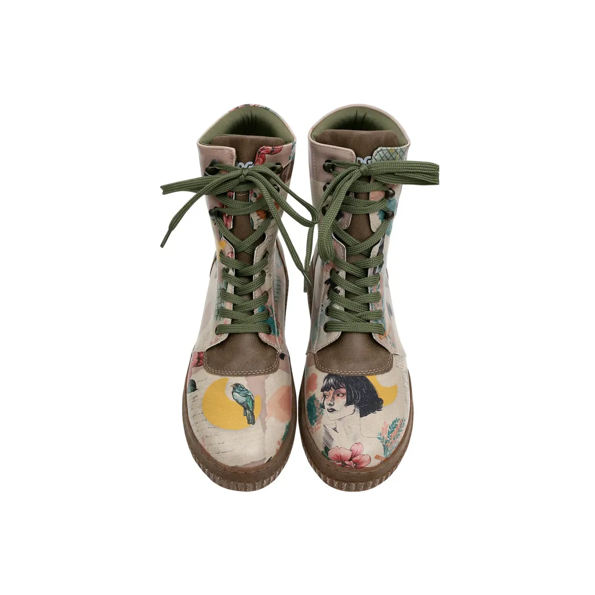 Сапоги на шнуровке DOGO "Women's Future Boots Sonnet From Life Vegan Женские ботинки / женские", Vegan, цвет Natur — фото 2