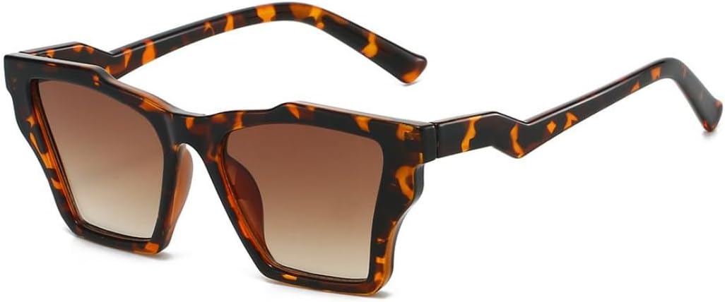 

Роскошные солнцезащитные очки «кошачий глаз» с градиентным леопардовым принтом для женщин и мужчин. Оригинальная, контрастная оправа, защита от УФ-излучения UV400 TVTBBVV, 6244-c2