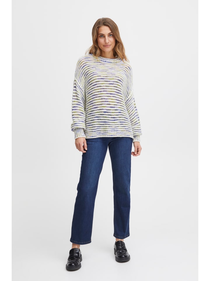 

Fransa Вязаный свитер FRLEA свободного кроя, цвет темно-цитроновый