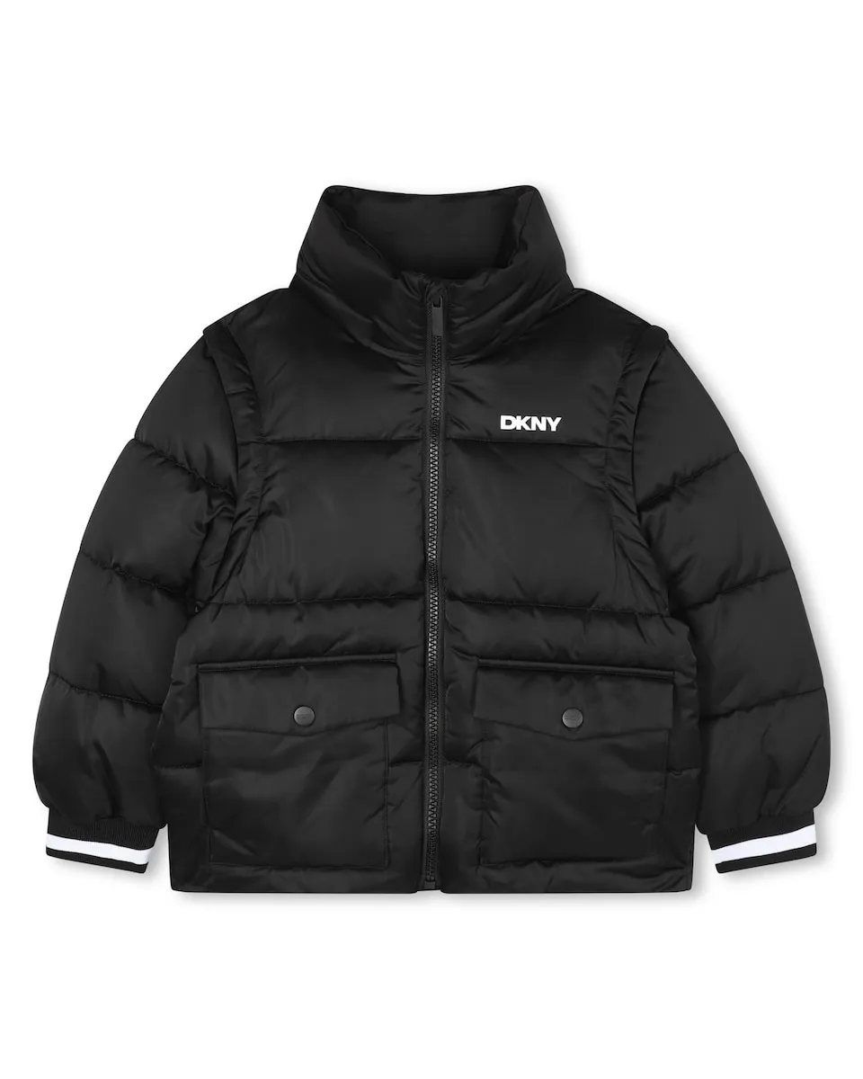 

Детское пальто с длинными рукавами DKNY, черный