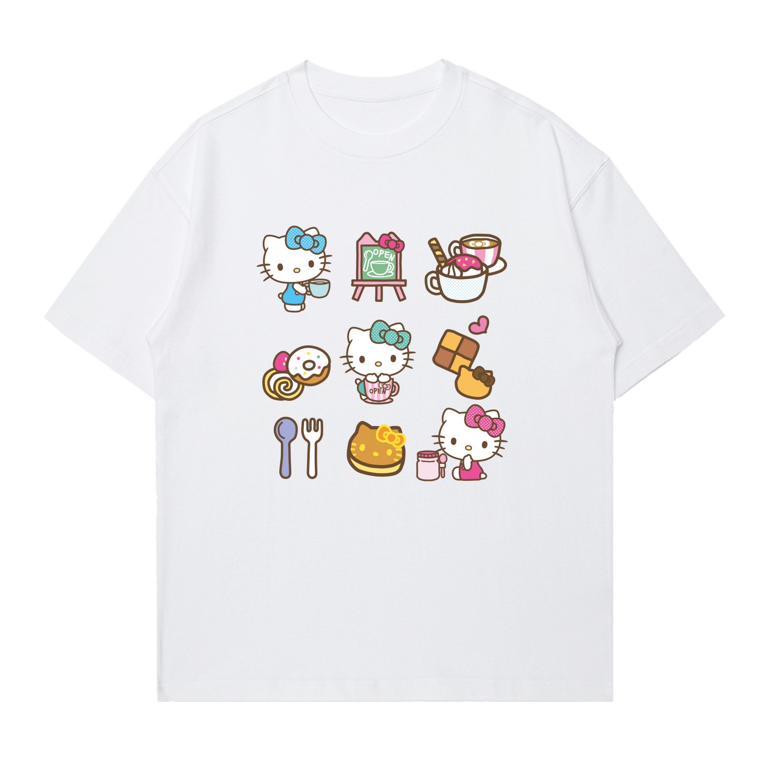 

Футболка Hello Kitty Unisex Sanrio, белый