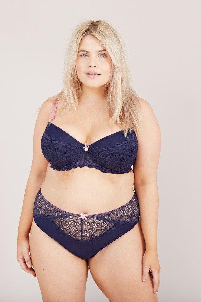 

Трусики с высокой талией и кружевом Oola Oola Lingerie, темно-синий, Оранжевый, Трусики с высокой талией и кружевом Oola Oola Lingerie, темно-синий