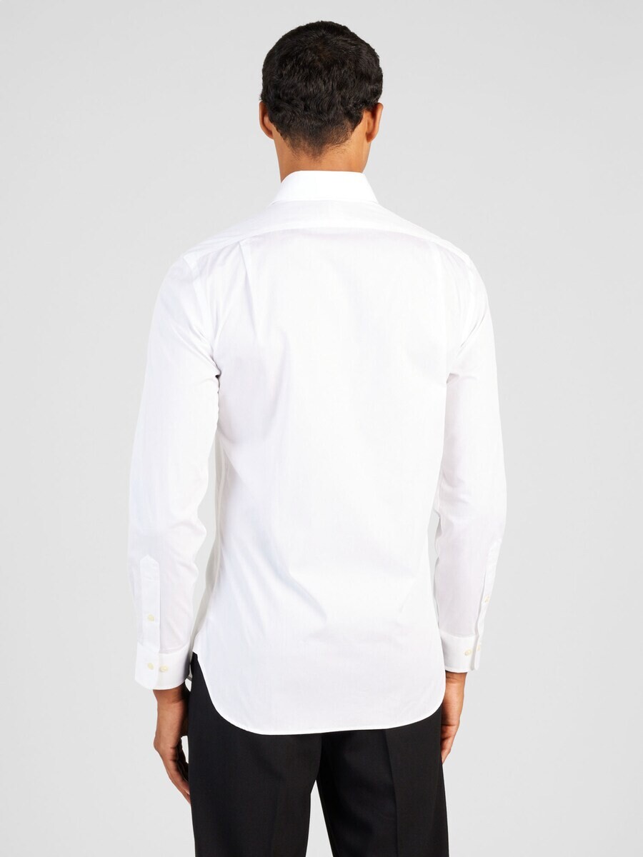 Повседневная рубашка Polo Ralph Lauren Slim fit Button Up Shirt, белый — фото 4