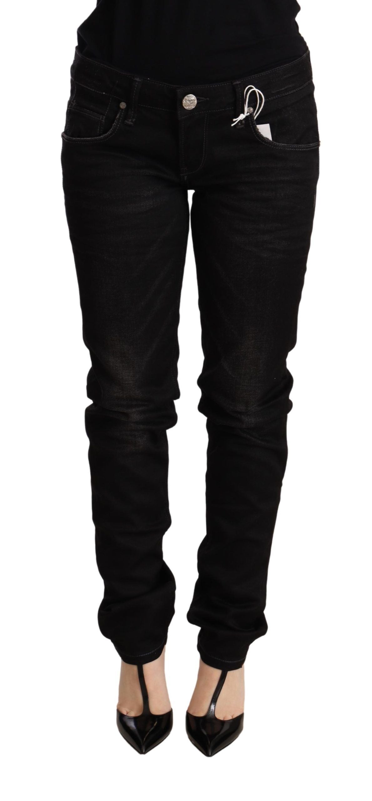 

Acht Sleek Wash Узкие женские джинсы, черный