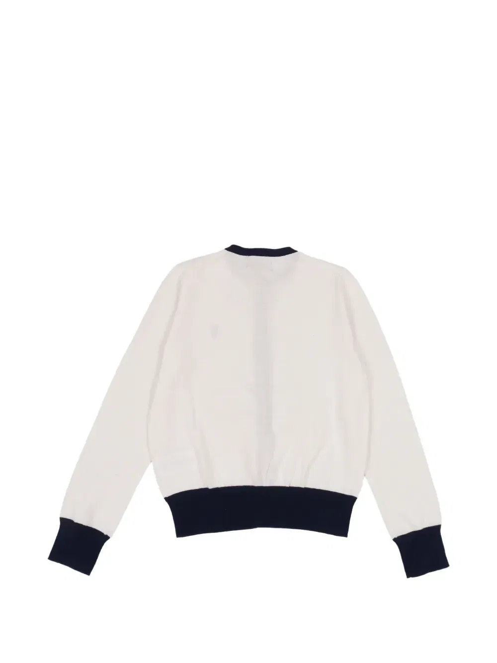 Комплект из кардигана и топа в полоску Polo Ralph Lauren Kids, синий — фото 4