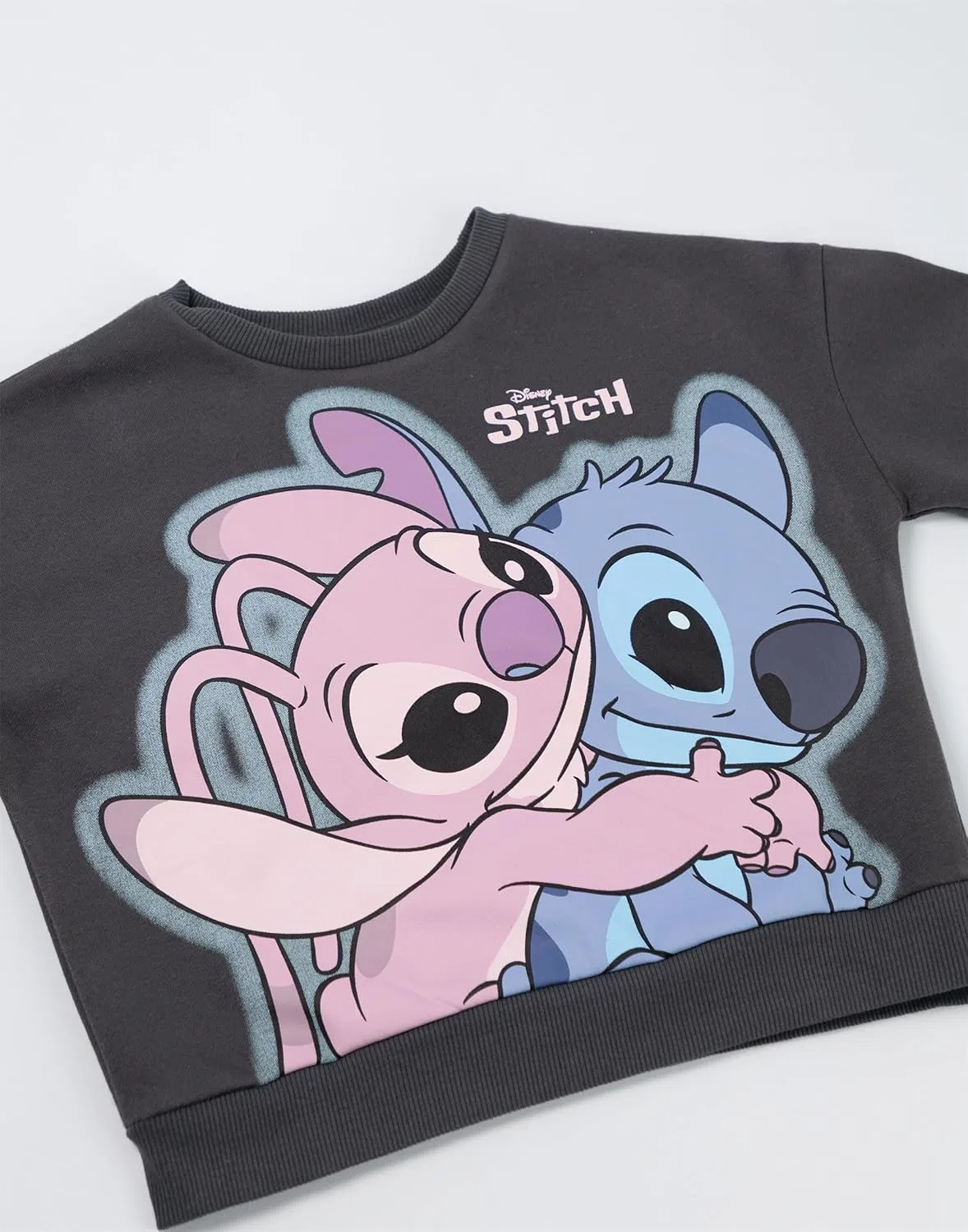 Детский спортивный костюм с принтом Stitch, Disney, серый — фото 4