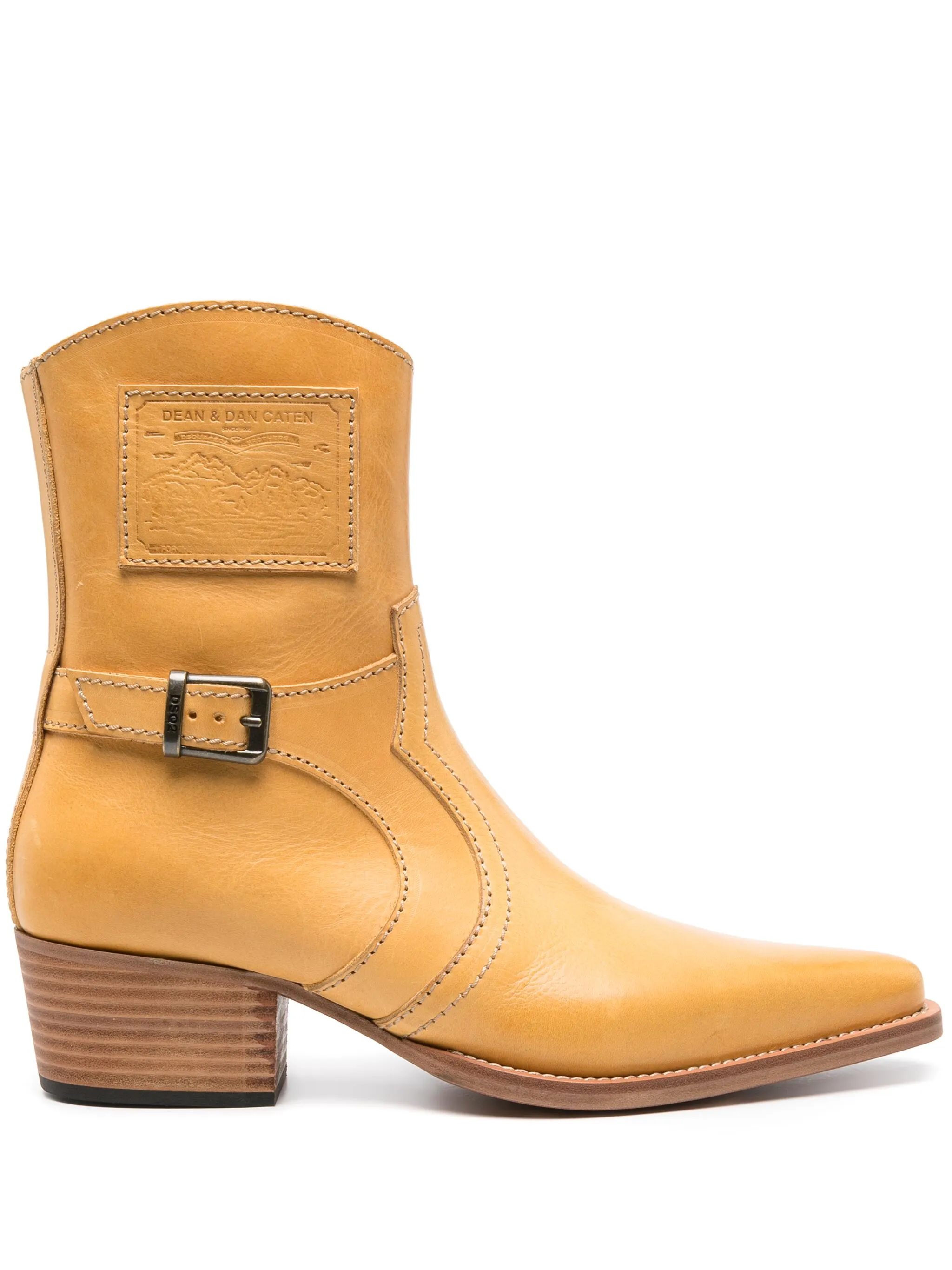 

Ботинки с закругленным носком Dsquared2, желтый