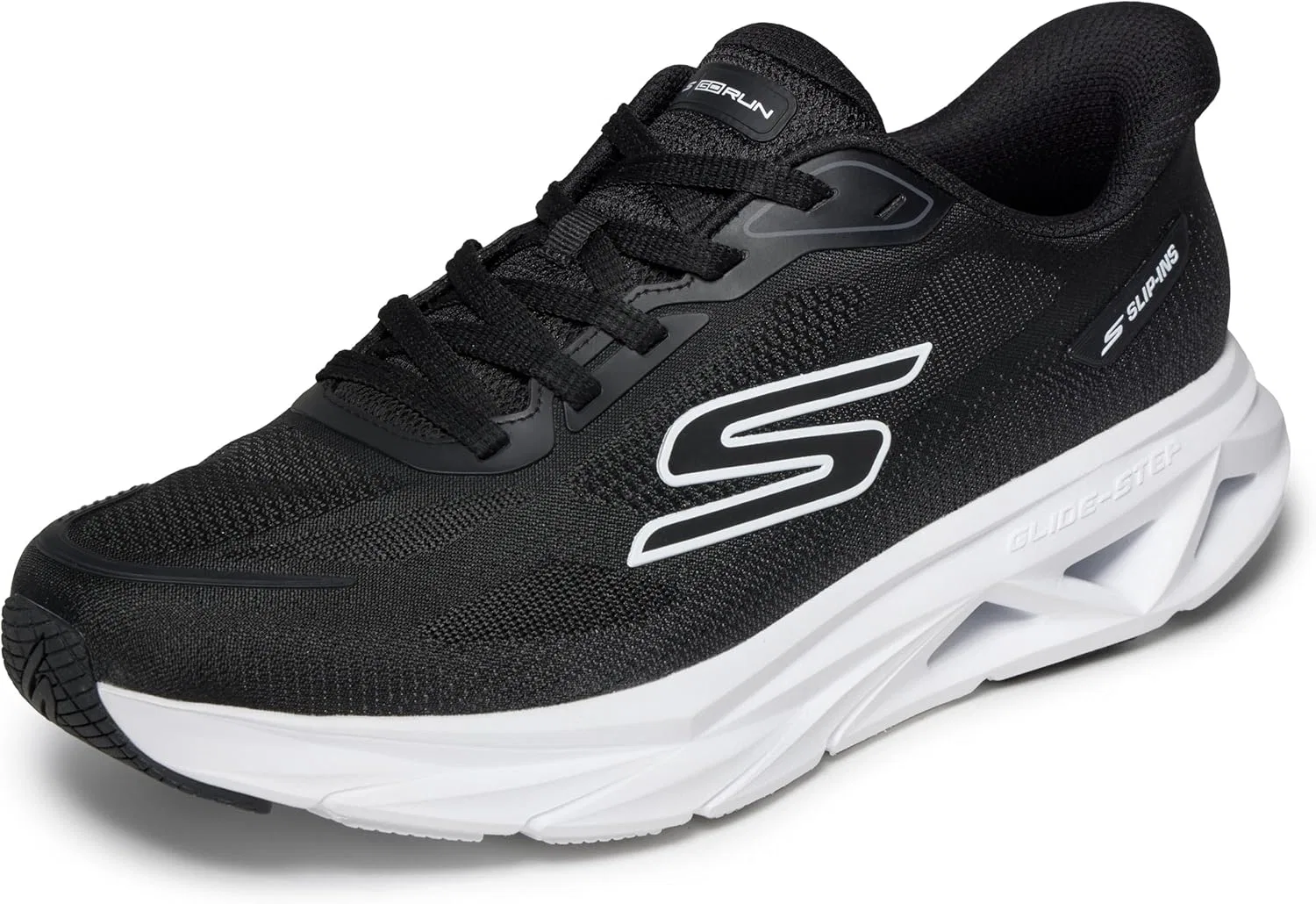 Мужские кроссовки Skechers Glide Step Vortex Rapid Edge Slip In, Black White
