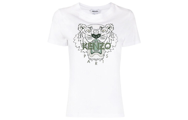 

Футболка Classic Tiger Head женская белая Kenzo