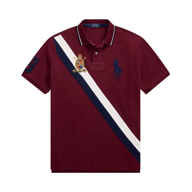 

Поло Polo Ralph Lauren Short-Sleeve Mesh Big Pony Polo, Classic Wine