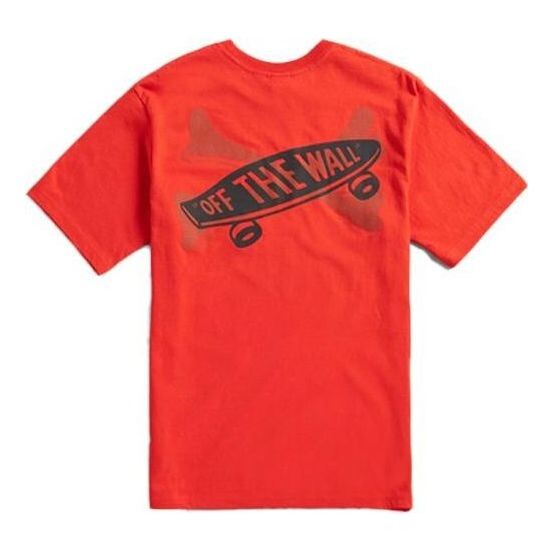 

Футболка vault x wtaps t-shirt 'orange' Vans, оранжевый