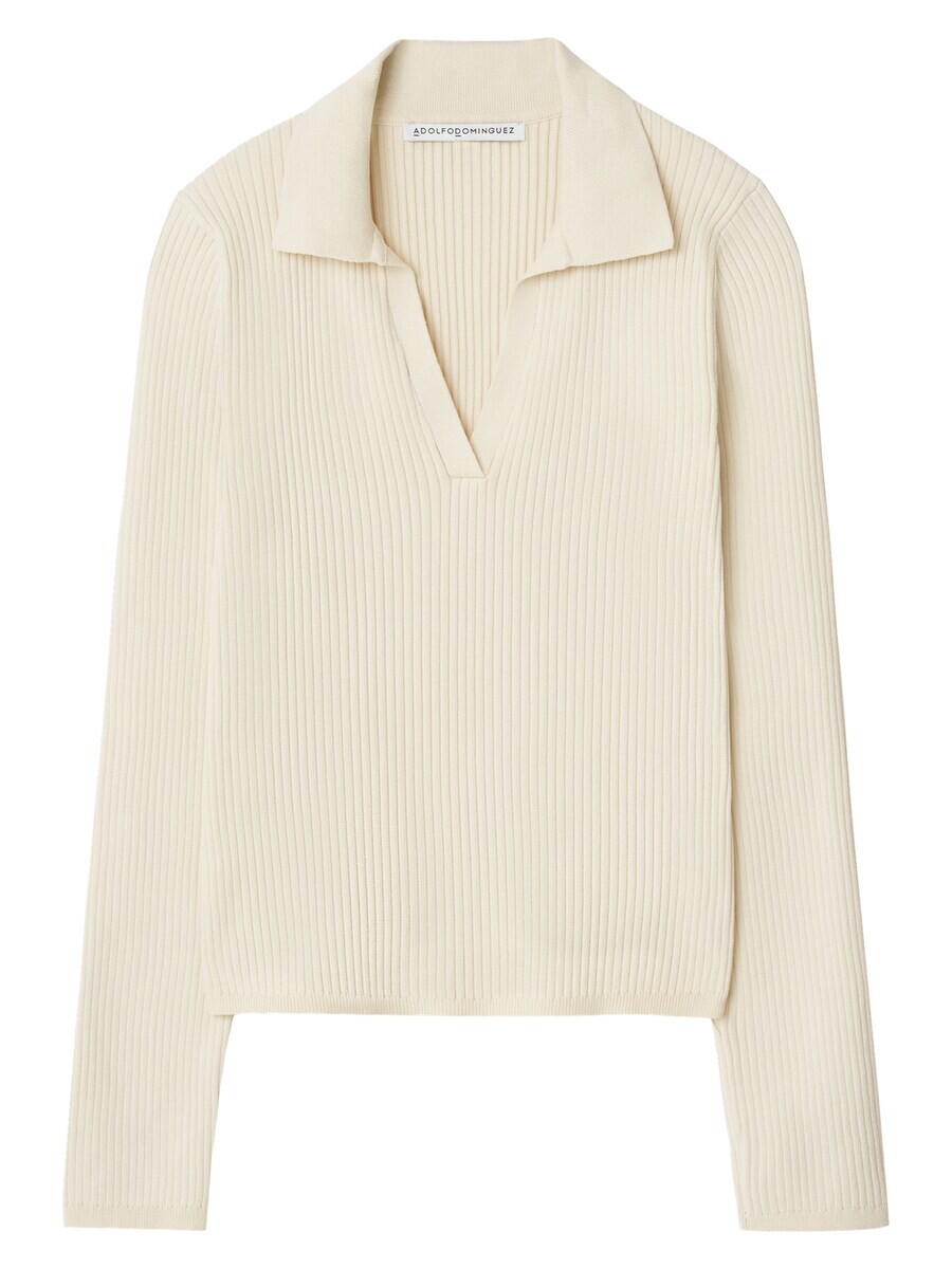 

Базовый свитер Adolfo Dominguez Sweater, экрю