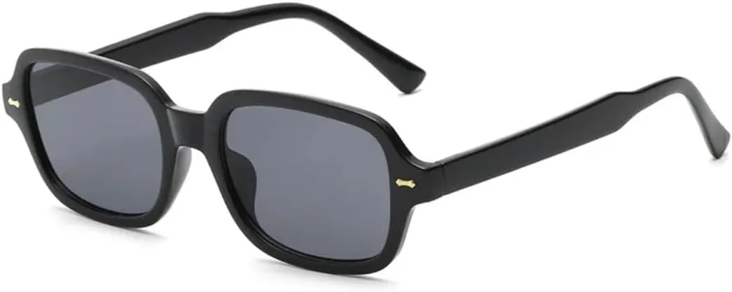 

Солнцезащитные очки с защитой UV400 | Оранжевые линзы Rivets | для женщин и мужчин, для занятий спортом на открытом воздухе и вождения DSVIGF, Black Black