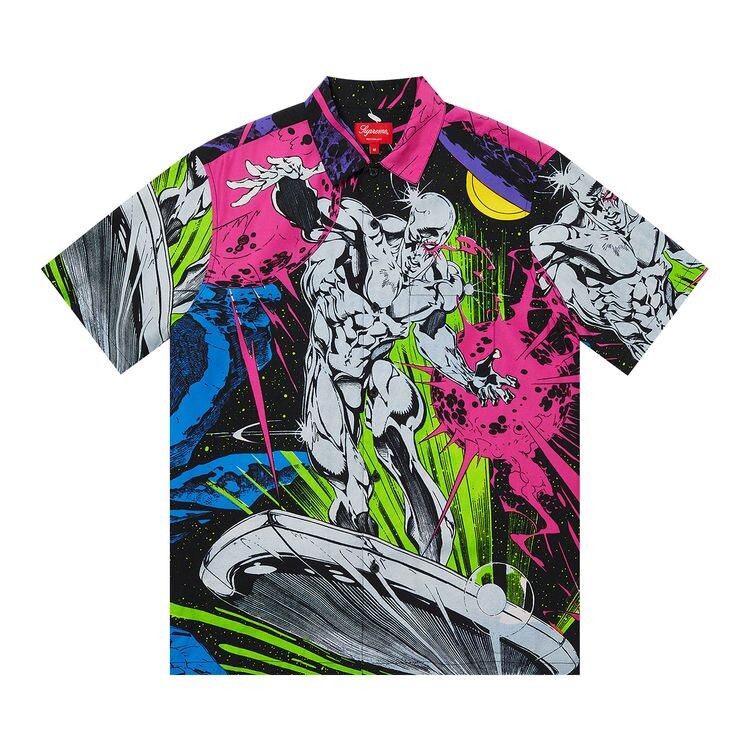

Рубашка Supreme Silver Surfer Short-Sleeve Shirt Multicolor, разноцветный