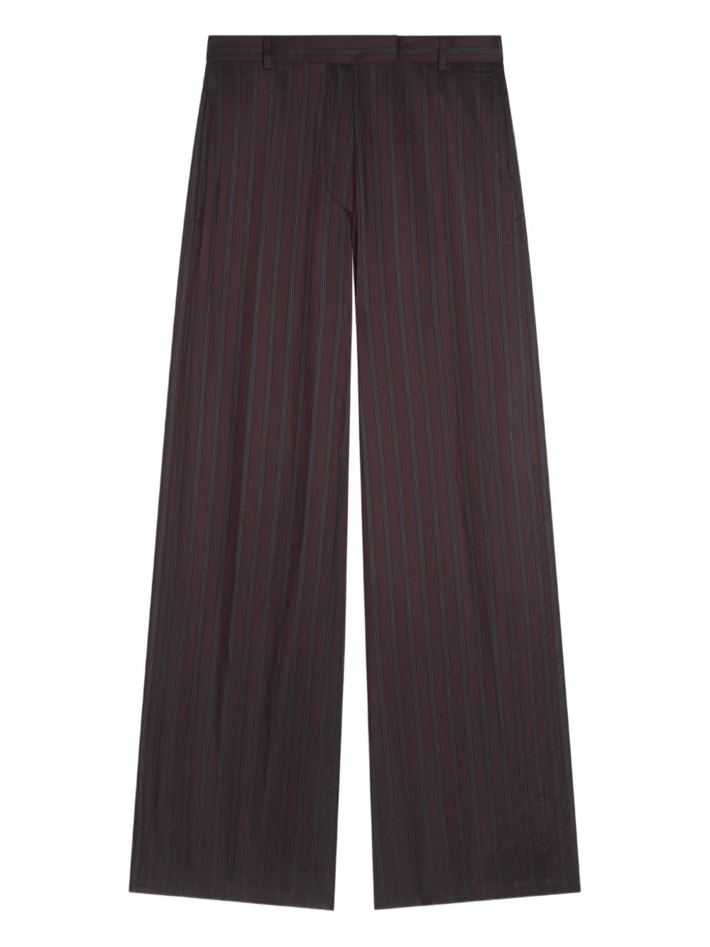 

Брюки в тонкую полоску DRIES VAN NOTEN, красный