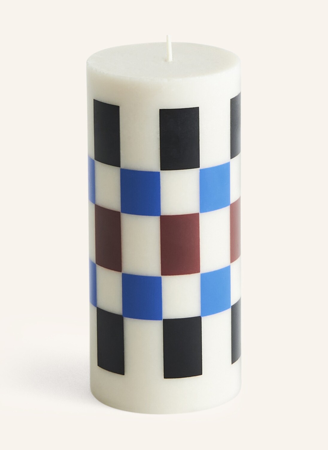 

HAY Kerze COLUMN SMALL, цвет schwarz/braun/blau