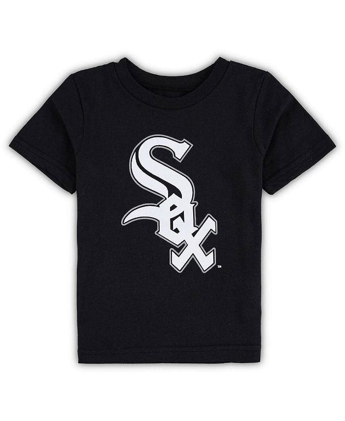 

Черная футболка Chicago White Sox Team Crew для новорожденных с основным логотипом Outerstuff, черный