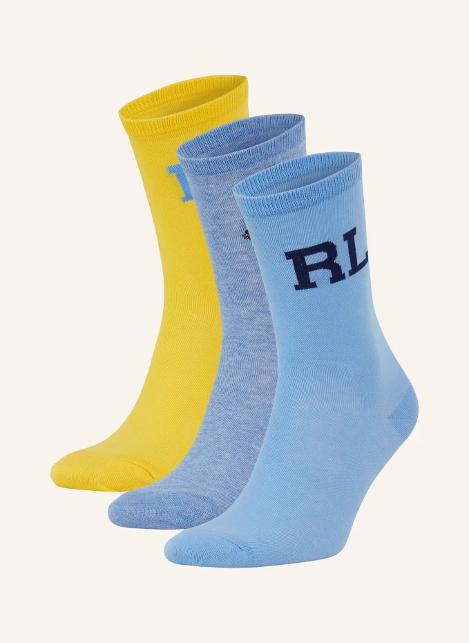 

Комплект из 3 носков в подарочной упаковке Polo Ralph Lauren, мультиколор