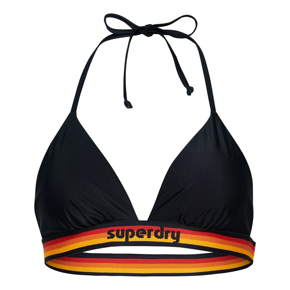 

Топ бикини Superdry Vintage Logo Tri, черный